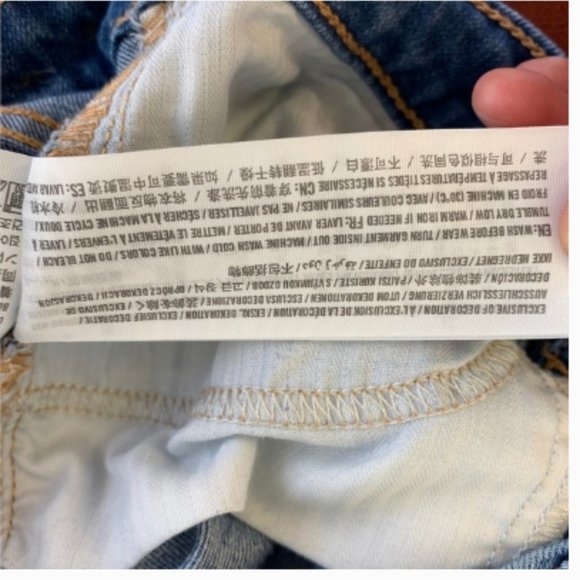 Hollister Slim Straight Demin Blue Jeans - Picture 7 of 7